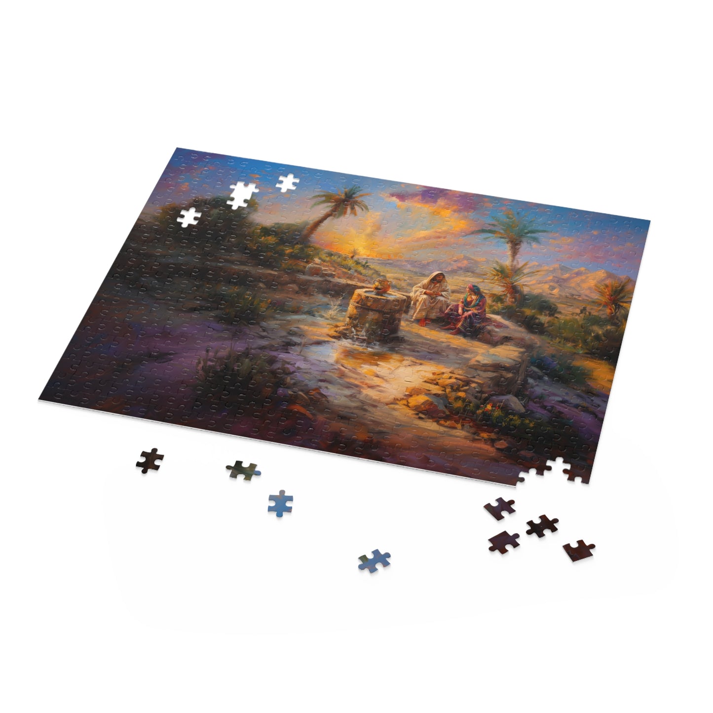 Jesus and the Samaritan Woman at the Well – Puzzle 120, 252, 500-Piece