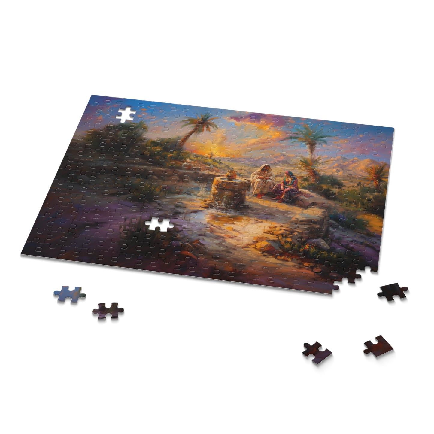 Jesus and the Samaritan Woman at the Well – Puzzle 120, 252, 500-Piece