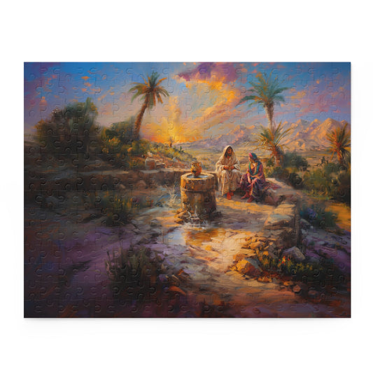 Jesus and the Samaritan Woman at the Well – Puzzle 120, 252, 500-Piece