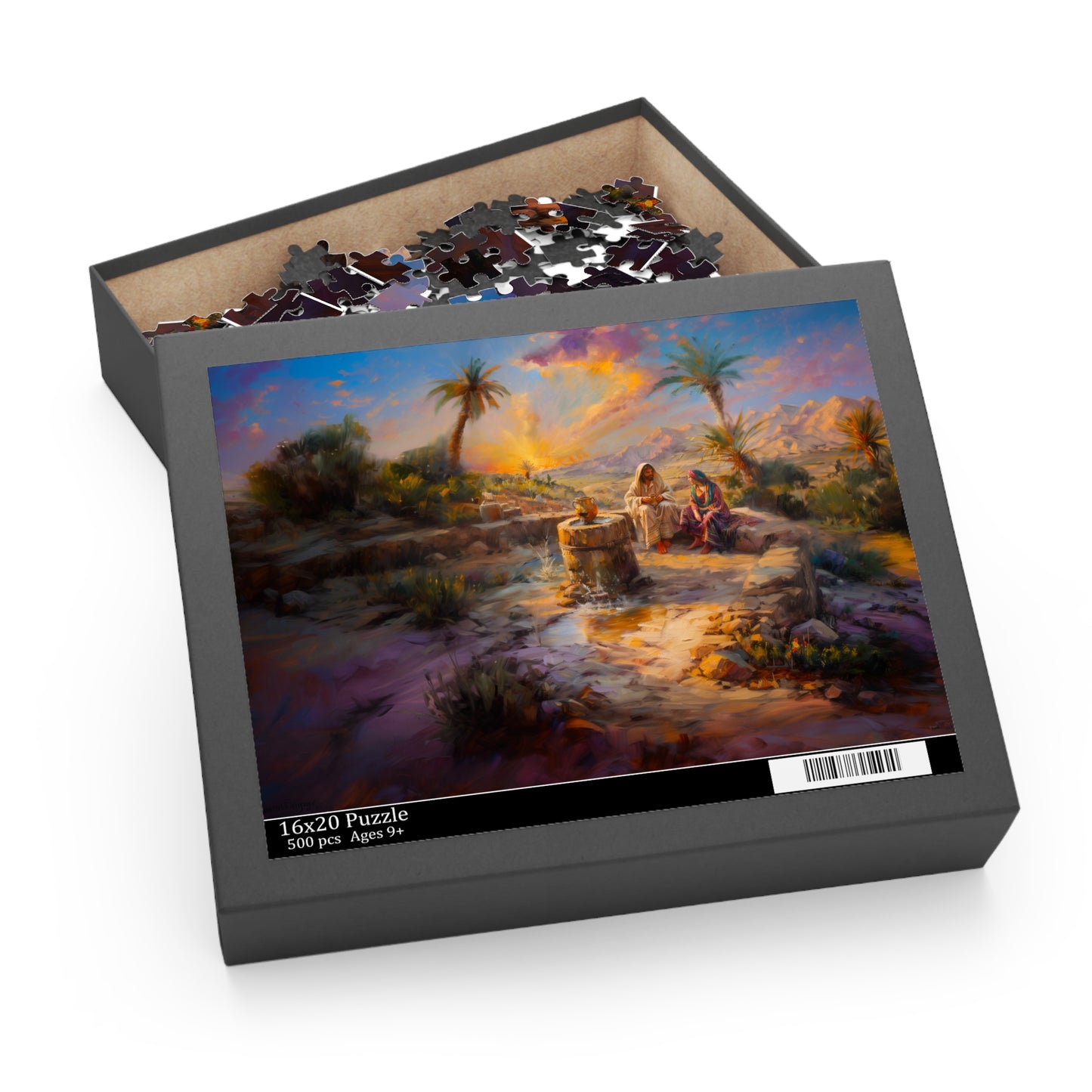 Jesus and the Samaritan Woman at the Well – Puzzle 120, 252, 500-Piece