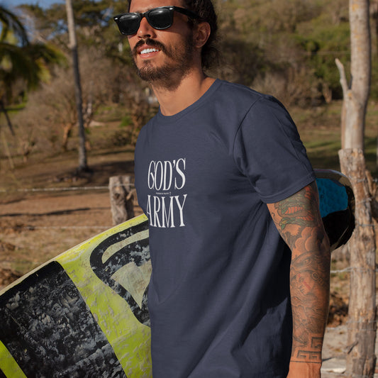 God’s Army – Powered by Prayer Men’s Tee