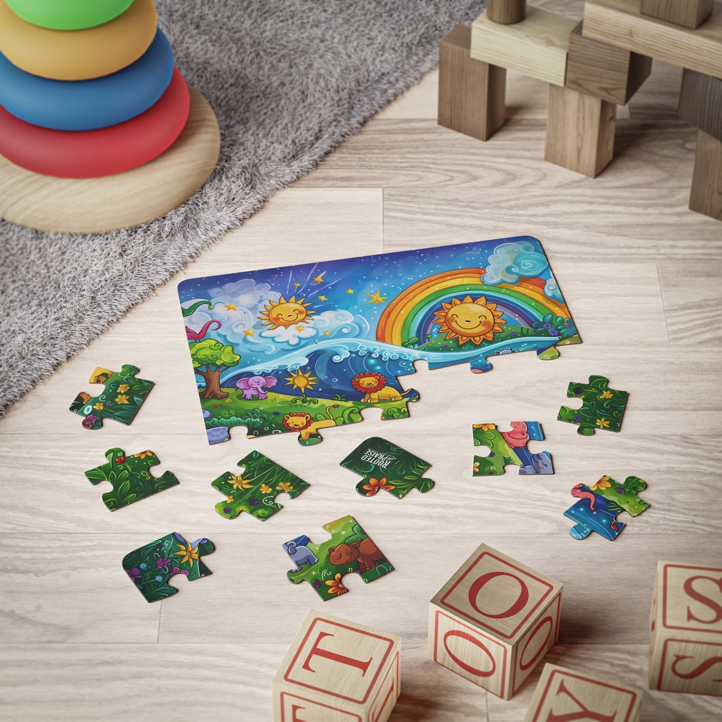 In the Beginning – 30 Pcs Kids Bible Puzzle